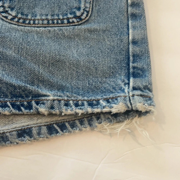 Vintage Calvin Klein Hipster Patch Denim Shorts size 3 - Picture 7 of 15